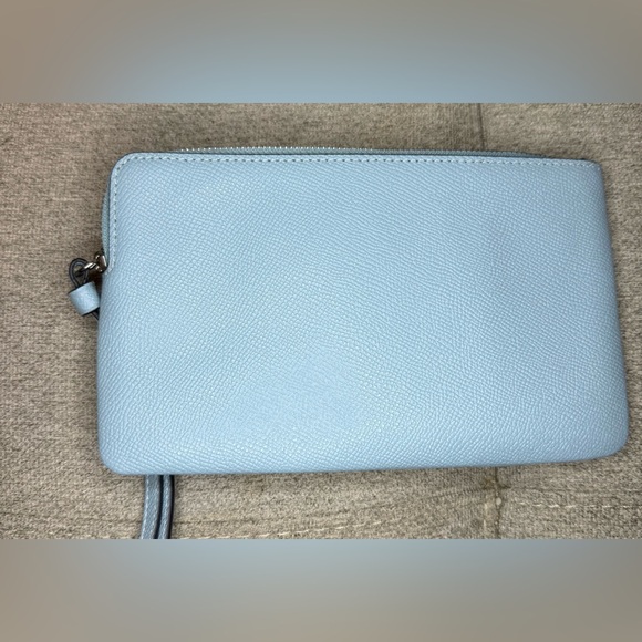 Coach Light Light Blue Wristlet - Picture 6 of 6
